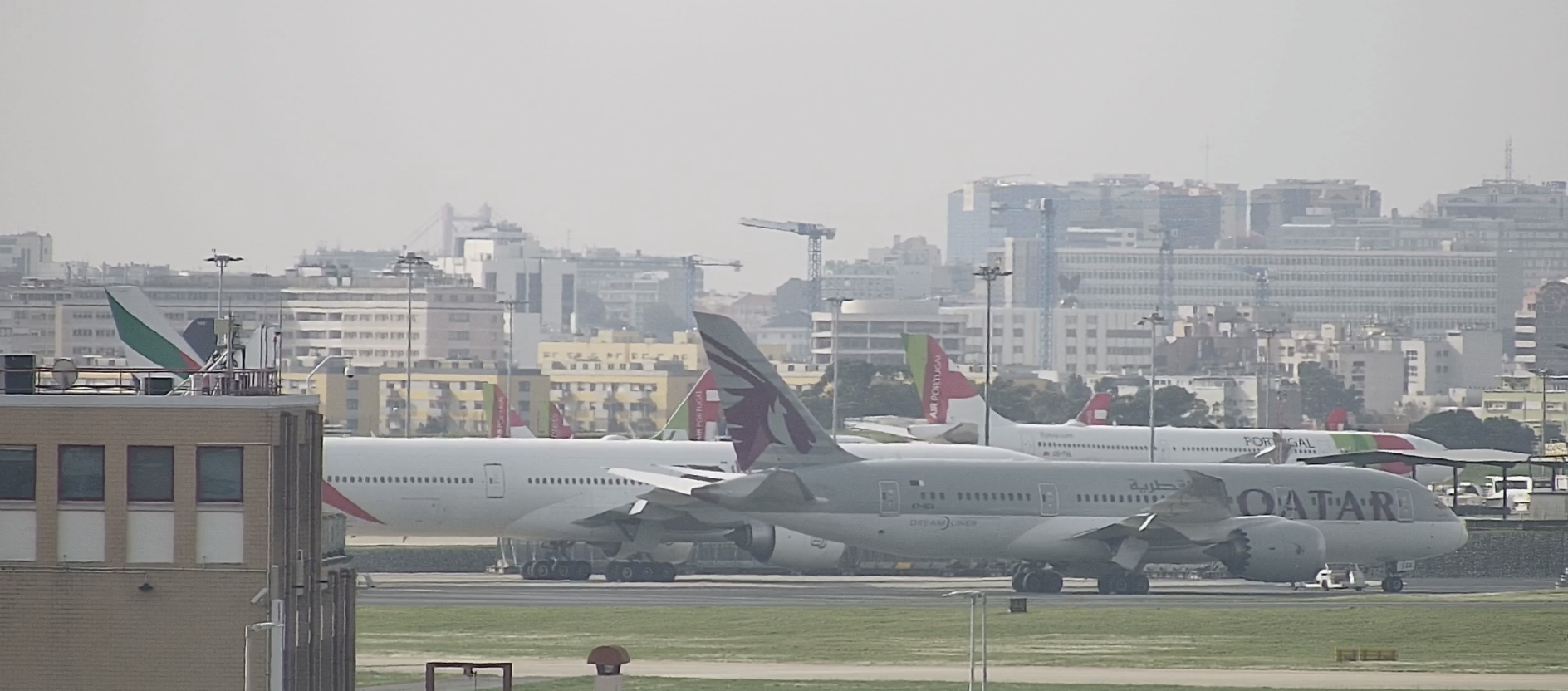 Emirates e Qatar em Lisboa