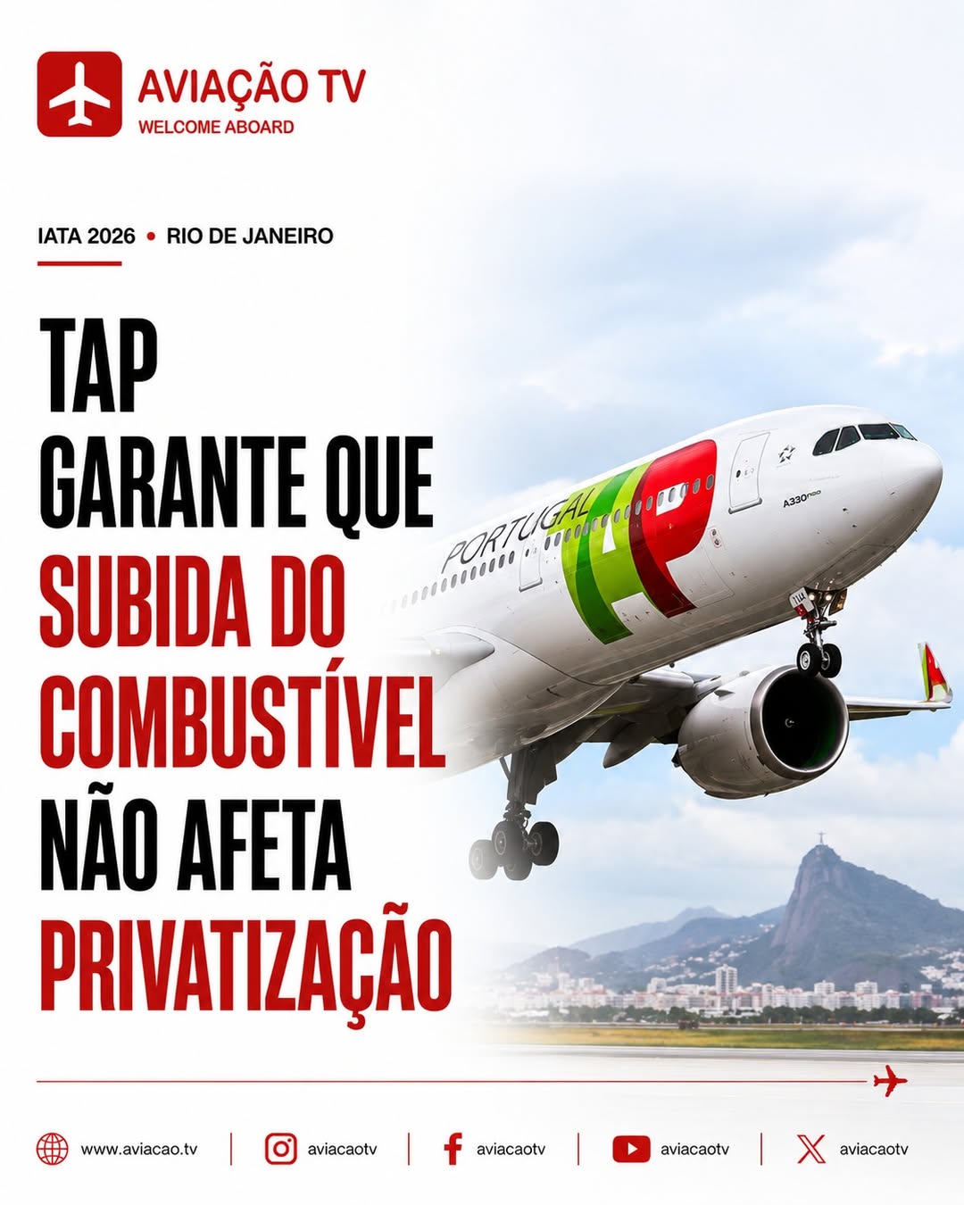 TAP subida dos combustíveis